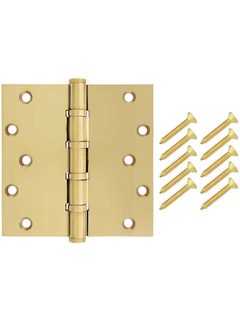Alternate View 4 of 6 inch x 6 inch Heavy Duty Ball Bearing Door Hinge.