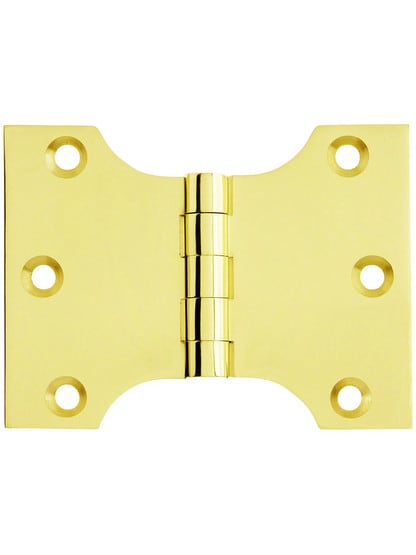 3 inch x 4 inch Premium Brass Parliament Door Hinge in PVD.