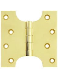 4" x 4" Premium Brass Parliament Door Hinge