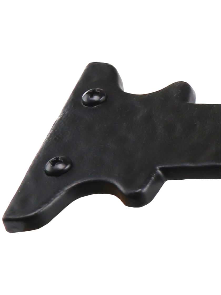 Alternate View 3 of Rough Colonial 19 inch Dummy Hinge.