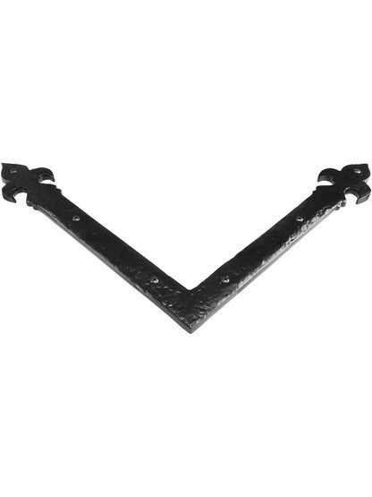 Alternate View of French Country Corner Strap Brace.