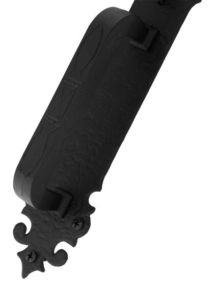 Alternate View 2 of Warwick Thumblatch Mortise Entry Set With Black Lacquer Finish