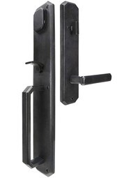 Solid Bronze Angular Thumb-Latch Tubular Entry Set