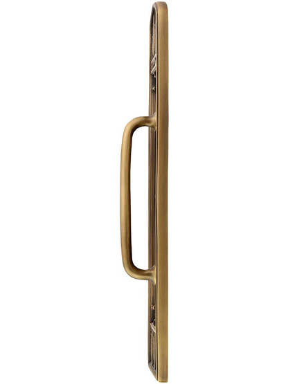 Alternate View of 18 inch Oxford Door Pull In Solid Brass
