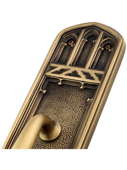 Alternate View 2 of 18 inch Oxford Door Pull In Solid Brass