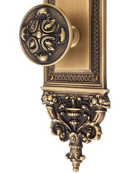 Alternate View 2 of 25 1/2 inch Apollo Thumblatch Entry Set With Interior Knob or Lever RS-05BA-D04-K524J-SGRX