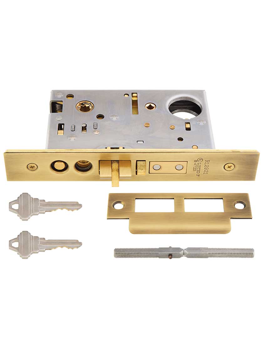 25 1/2" Apollo Thumblatch Mortise Entry Set With Interior Knob, Lever or Handle