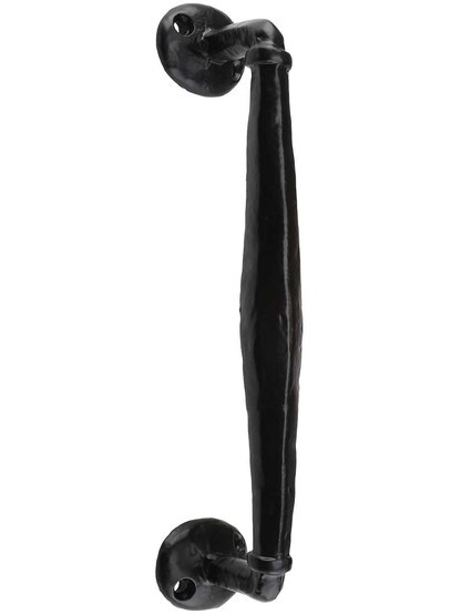 Offset Pull Handle with Round Rosettes.