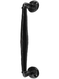 Offset Pull Handle with Round Rosettes
