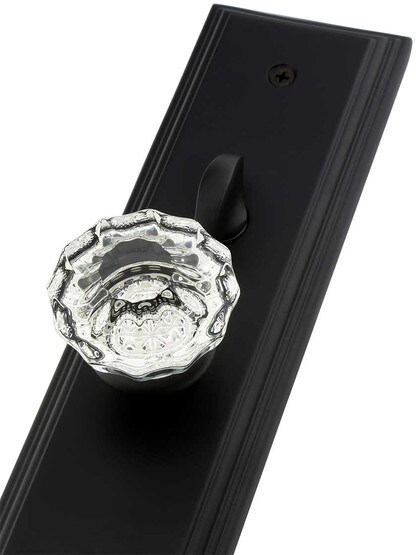 Alternate View 3 of Melrose Style F20 Function Mortise Handleset With Choice Of Interior Knob Or Lever.