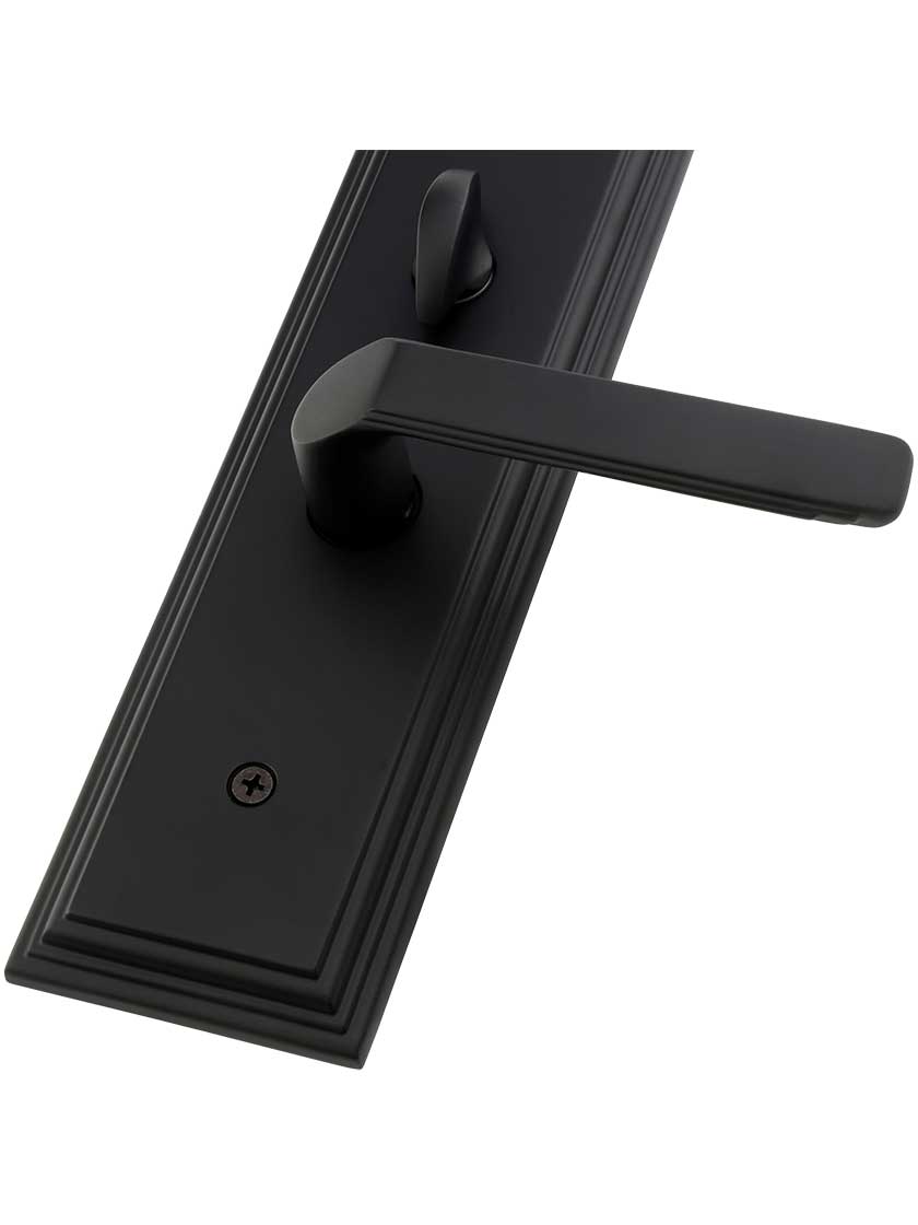 Alternate View 6 of Melrose Style F20 Function Mortise Handleset With Choice Of Interior Knob Or Lever.
