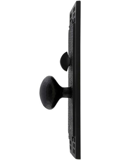 Alternate View of Craftsman Style F20 Function Mortise Handleset With Choice Of Interior Knob Or Lever.