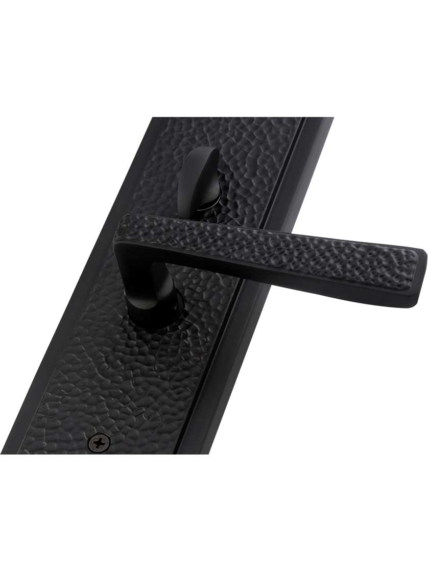 Craftsman Style Mortise Handleset With Choice Of Interior Knob Or Lever