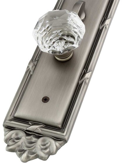 Alternate View 3 of Versailles Style F20 Function Mortise Handleset With Choice Of Interior Knob Or Lever