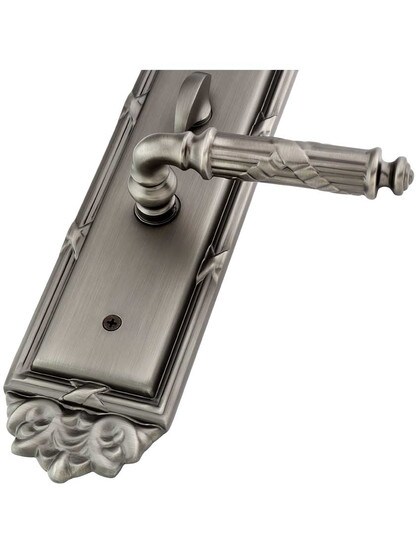 Alternate View 6 of Versailles Style F20 Function Mortise Handleset With Choice Of Interior Knob Or Lever