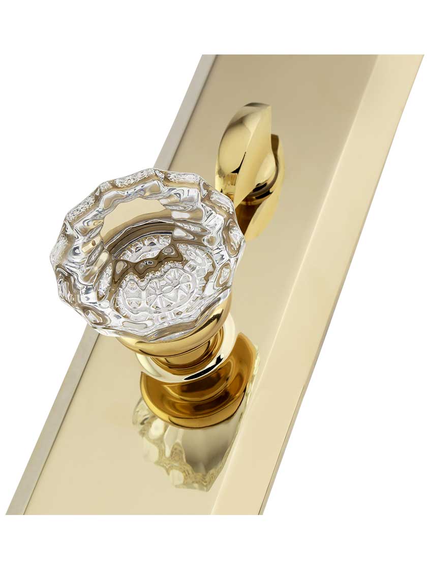 Alternate View 6 of Middleton Rectangular Thumb-Latch Mortise Entry Set with Choice of Interior Knob.