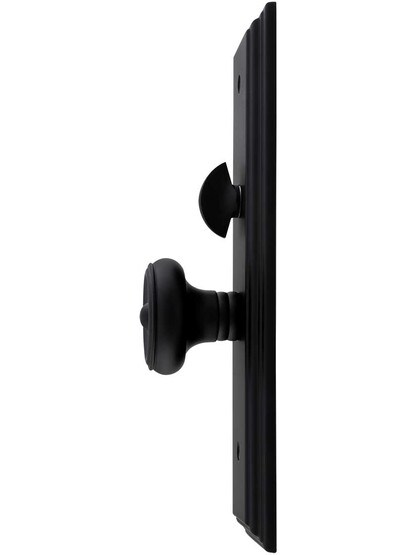 Alternate View of Manhattan F20 Function Mortise Lock Entry Set with Waverly Knobs.
