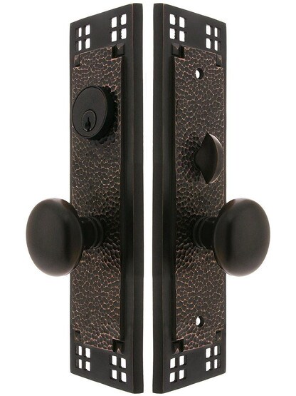 Craftsman F20 Function Mortise Lock Entryset with Providence Knobs.