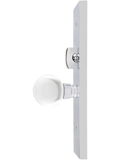 Mormont Mortise Entry Set with Bristol Crystal-Glass Knobs
