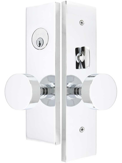Mormont Mortise Entry Set with Round Knobs