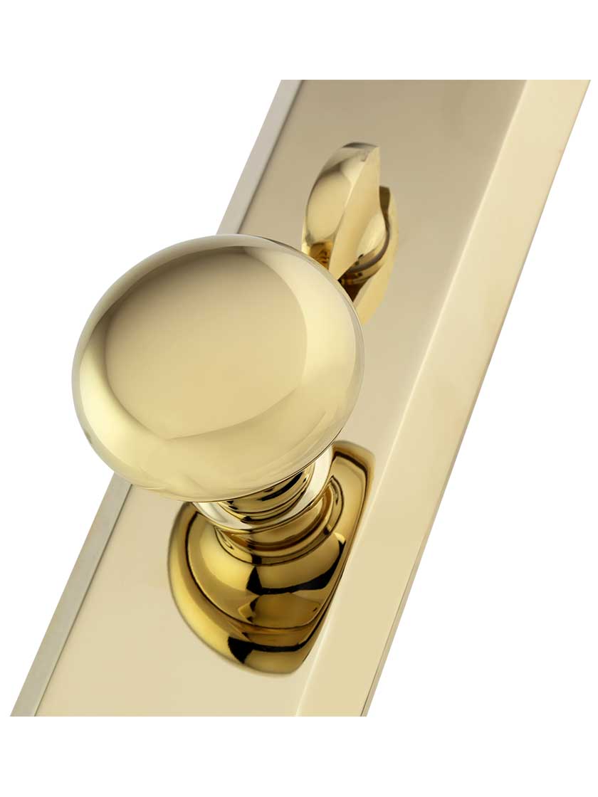 Alternate View 2 of Harrison Mortise Entry Set with Providence Knobs.