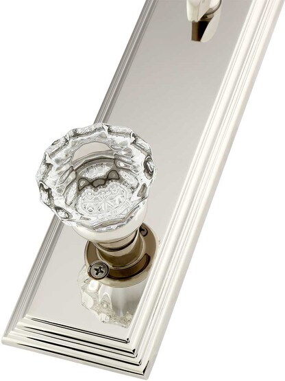 Alternate View 3 of Melrose Style Tubular Handleset With Choice Of Interior Knob Or Lever