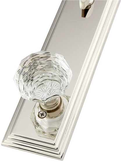 Alternate View 4 of Melrose Style Tubular Handleset With Choice Of Interior Knob Or Lever