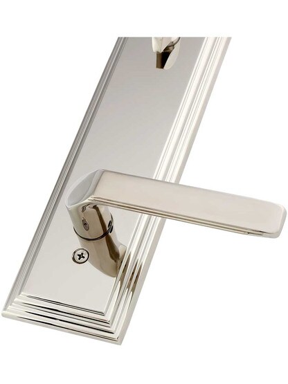 Alternate View 6 of Melrose Style Tubular Handleset With Choice Of Interior Knob Or Lever