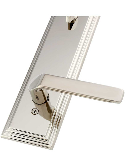 Melrose Tubular Handleset with Choice of Interior Knob or Lever