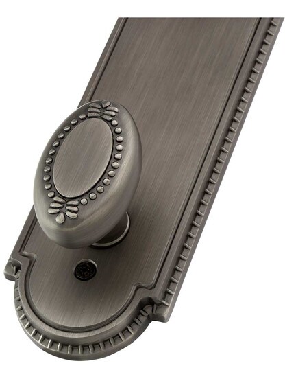 Alternate View 4 of Orleans Style Tubular Handleset With Choice Of Interior Knob Or Lever