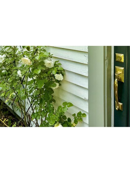Franklin Tubular Entry Handleset with Choice of Interior Knob