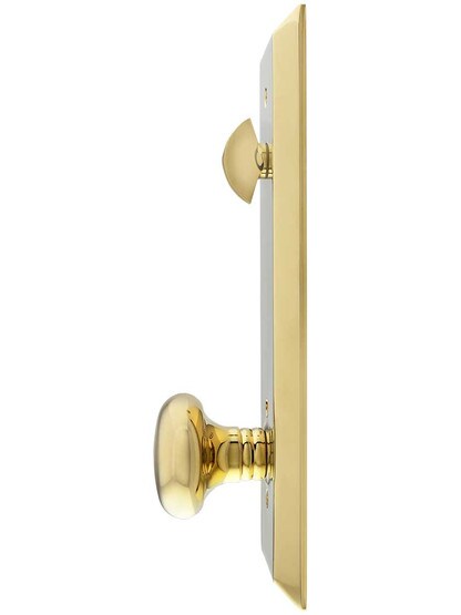 Alternate View of Jefferson Tubular Entry Handleset with Choice of Interior Knob .