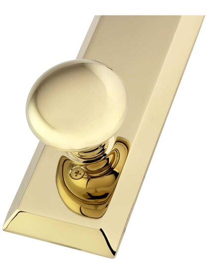 Alternate View 2 of Jefferson Tubular Entry Handleset with Choice of Interior Knob .