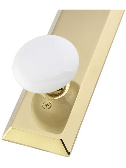 Alternate View 4 of Jefferson Tubular Entry Handleset with Choice of Interior Knob .
