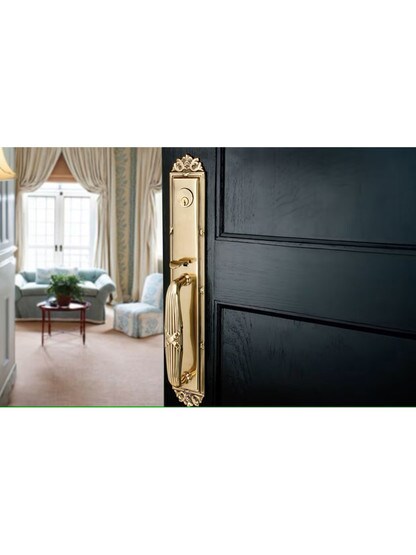 Imperial Style Tubular Handleset With Choice Of Interior Knob Or Lever