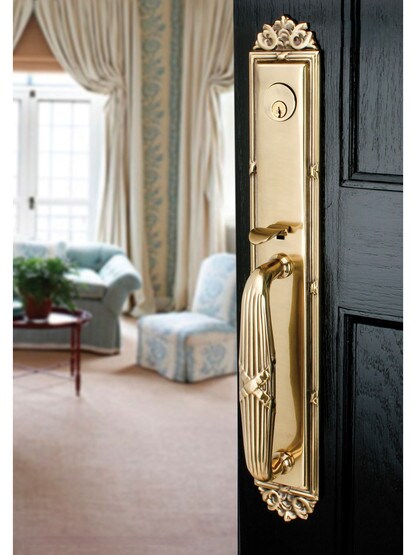 Imperial Style Tubular Handleset With Choice Of Interior Knob Or Lever