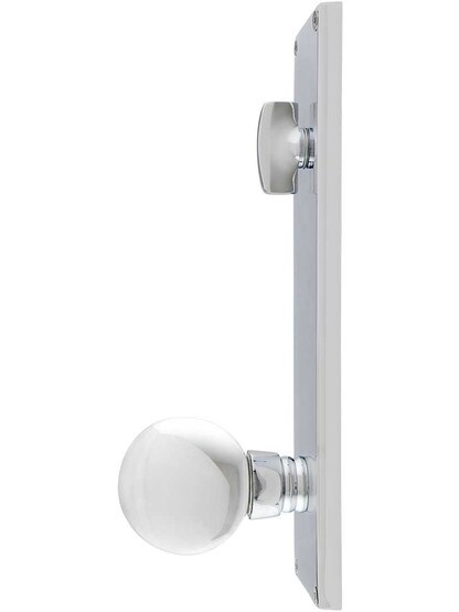 Alternate View of Modern Rectangular Entry Set with Bristol Knobs.