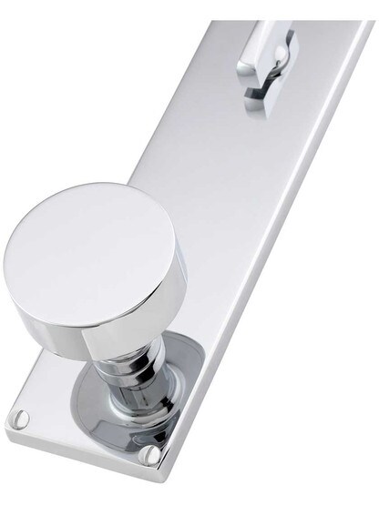 Alternate View 2 of Modern Rectangular Entry Set with Disc Knobs.