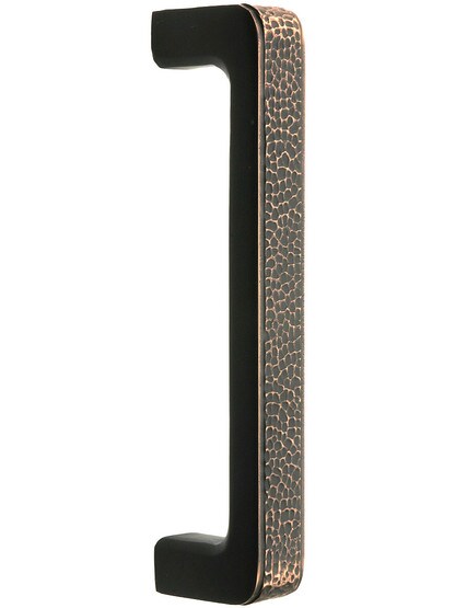 8 inch on Center Solid Cast Brass Craftsman Pull in Oil Rubbed Bronze.