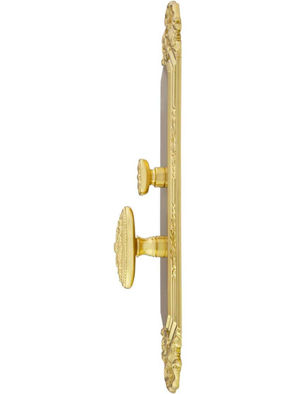 Antoinette Premium Mortise Entry Set with Louis XVI Oval Knobs