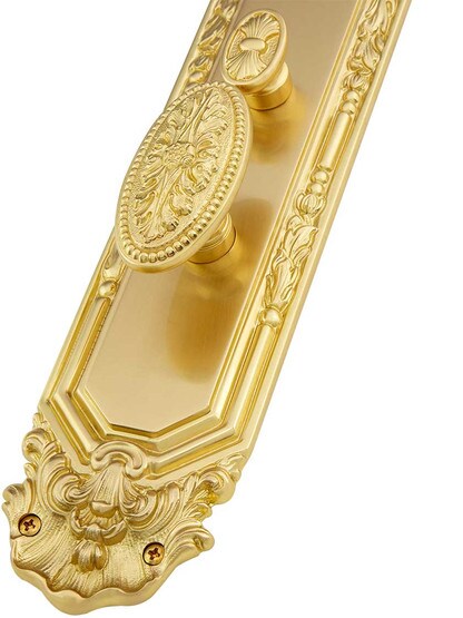 Alternate View 2 of Antoinette Premium Thumb-Latch Mortise Entry Set.