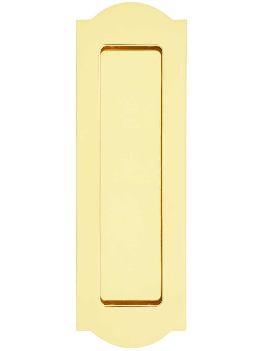 Alternate ViewPNG of 7 inch Bristol Arch Top Pocket-Door Pull with Choice of Finish.