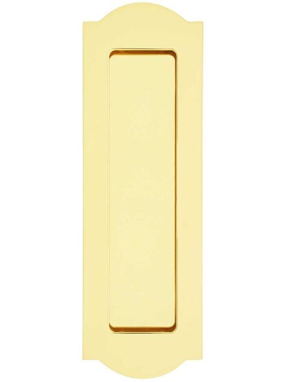 Alternate ViewPNG of 7 inch Bristol Arch Top Pocket-Door Pull with Choice of Finish.