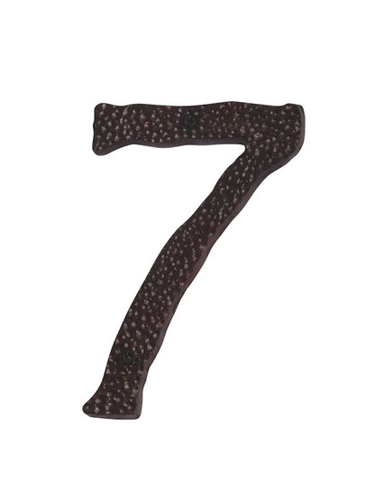 Alternate View 8 of Hammered Surface House Numbers - 5 1/2 inch Height.