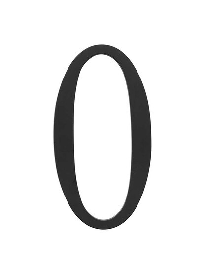 Alternate View of Traditionalist House Numbers - 6 inch Height.
