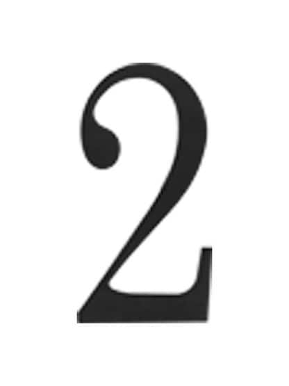 Alternate View 3 of Traditionalist House Numbers - 6 inch Height.