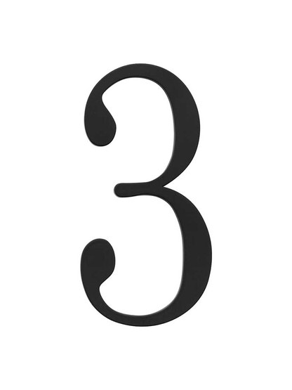 Alternate View 4 of Traditionalist House Numbers - 6 inch Height.