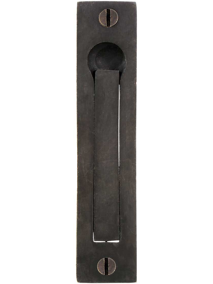 Alternate View of Solid Bronze Pocket-Door Edge Pull.