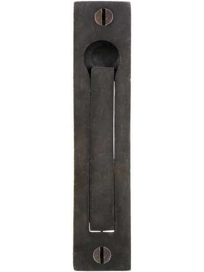 Alternate View of Solid Bronze Pocket-Door Edge Pull.