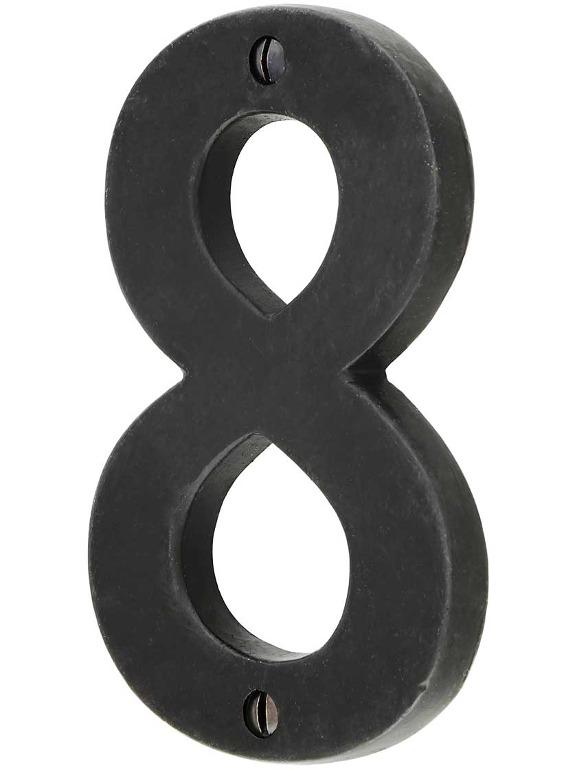 SolidBronze Schoolhouse Numbers 4" Height House of Antique Hardware
